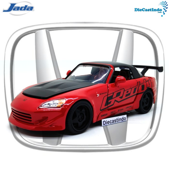 Jada - JDM tuners 2001 Honda S2000 Merah Skala 1:24