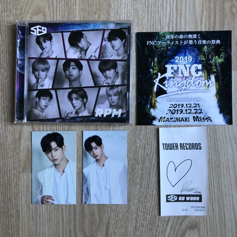 SF9 RPM JAPAN ALBUM (NORMAL EDITION) ROWOON PHOTOCARD SET