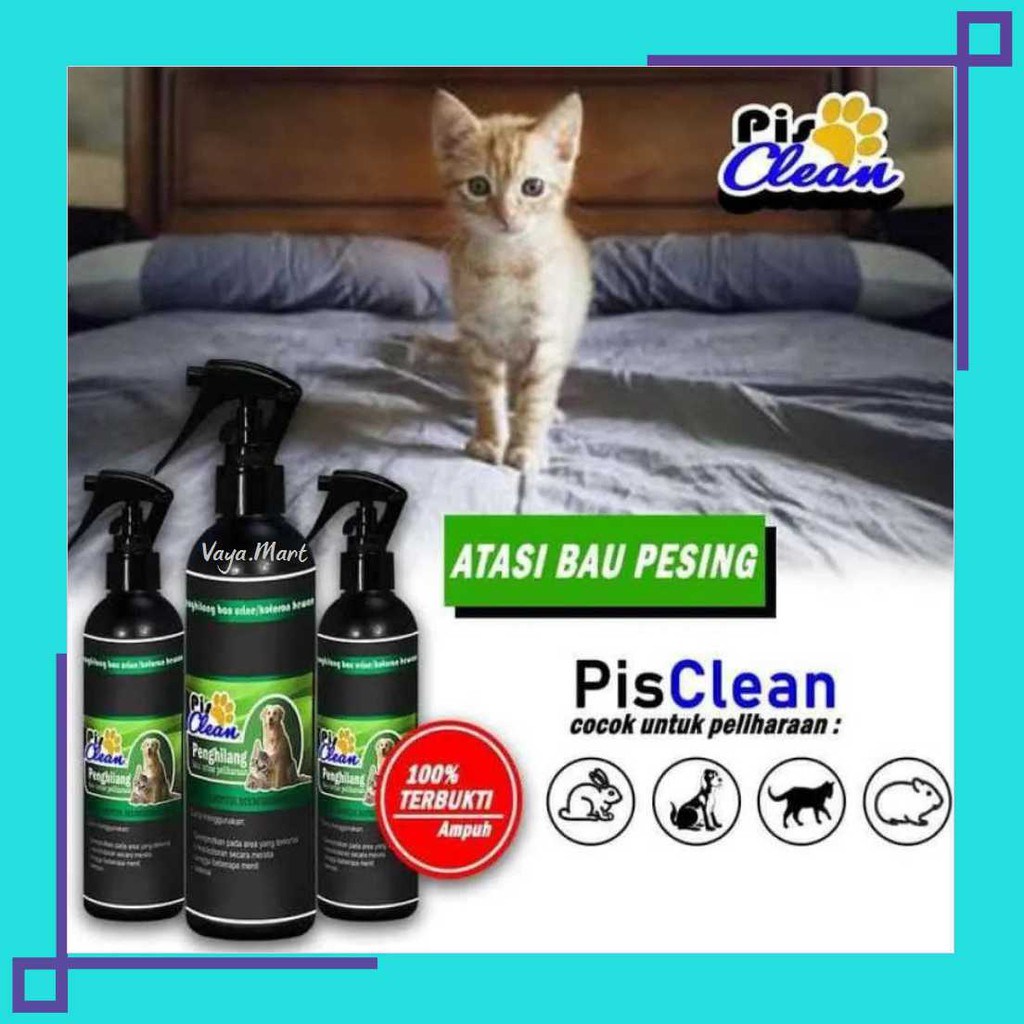 AMPUH MENGHILANGKAN BAU PIPIS ANJING KUCING TIKUS HAMSTER AROMA BUAH  PISCLEAN