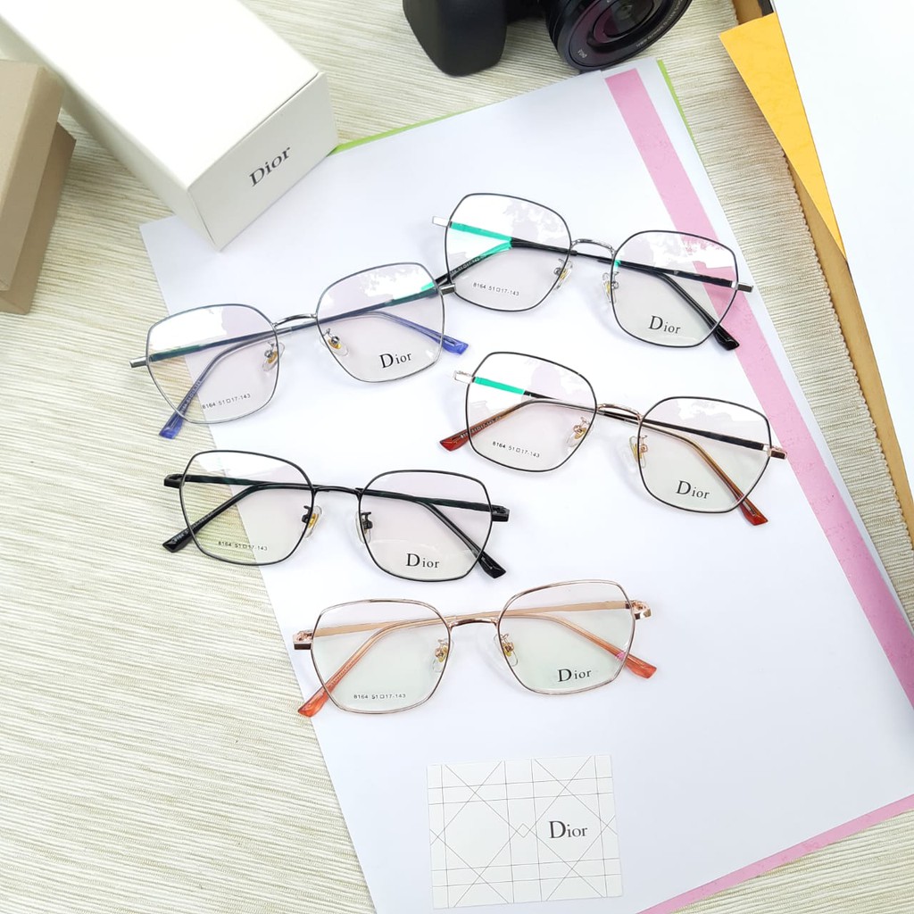 Frame Kacamata Minus + Lensa Anti Radiasi 8164 Murah