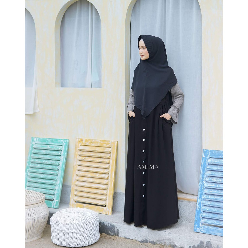 SABRINA DRESS MATERIAL LADY ZARA AKSEN RUFFLE ORIGINAL DARI AMIMA