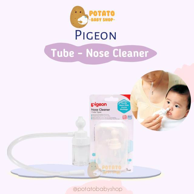 PIGEON Nose Cleaner Tube Type / Alat Penghisap Lendir ingus Bayi