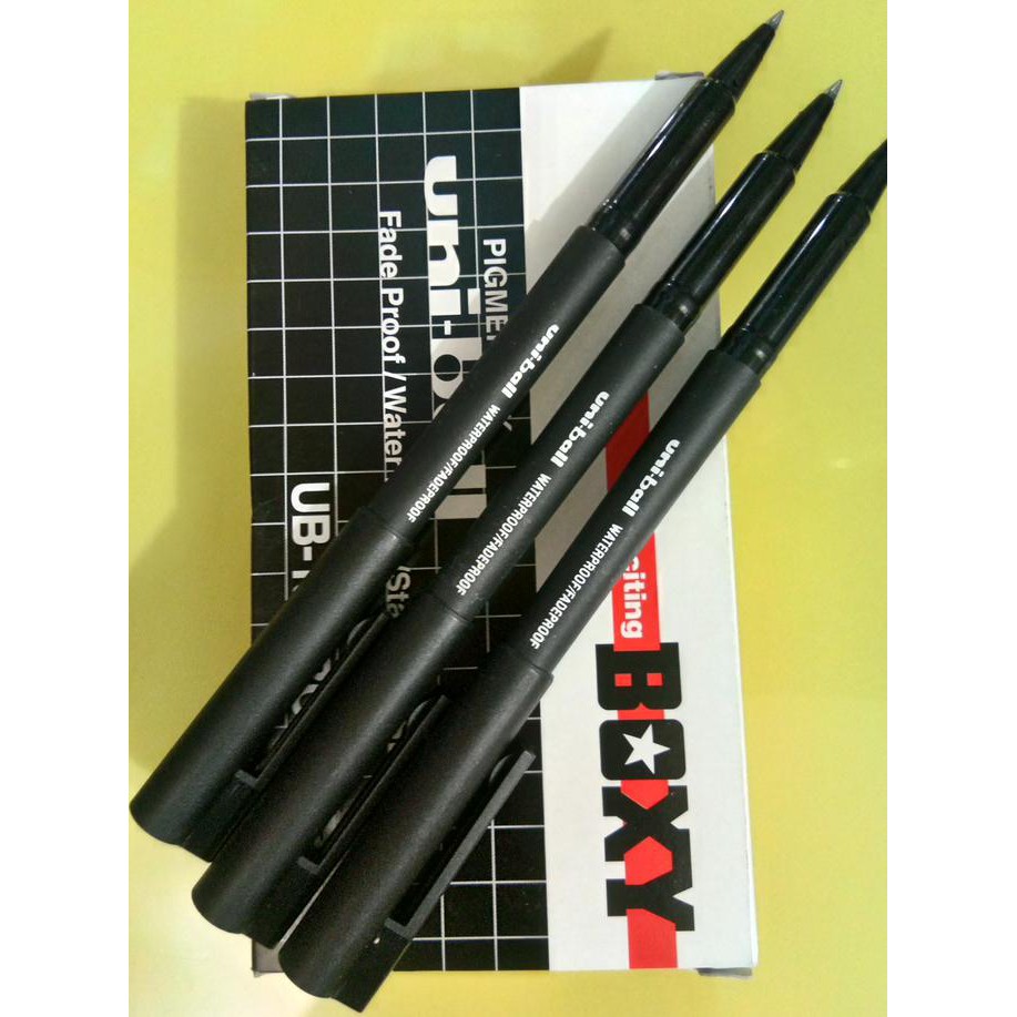 

Pulpen BOXI uni-bal mitsubishi 0,5 black isi 12pcs