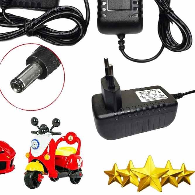 ✶ ADAPTOR CL 903 AC DC 6V 800mA CASSAN MOTOR VESPA SCOOPY MICKEY CHARGER MOTORAN MOBILAN ANAK 6 VOLT