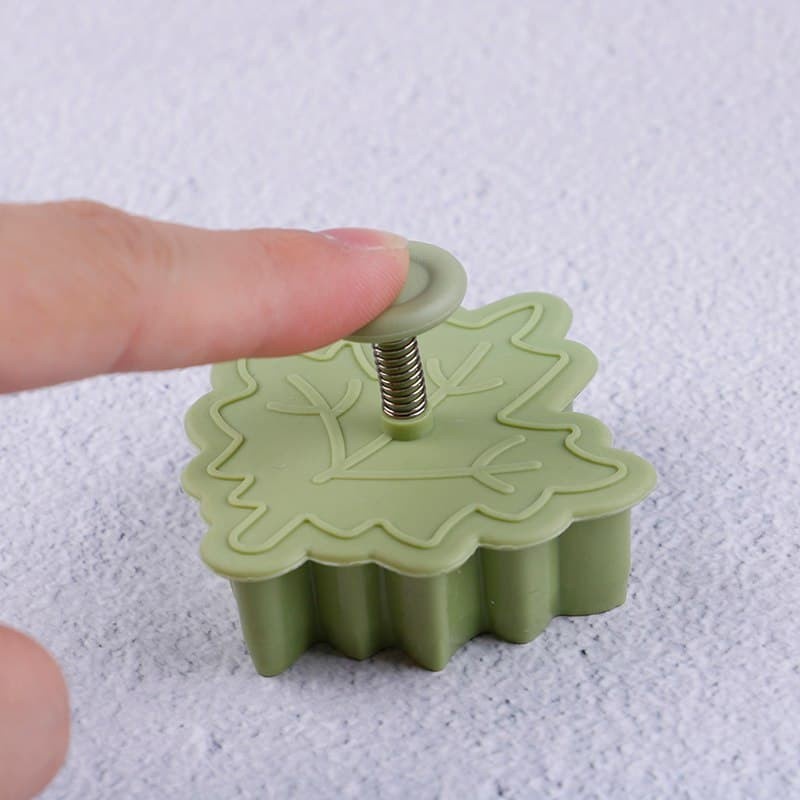 Fondant Plunger Cutter - Cetakan Fondant Leaf Shape (4pcs)