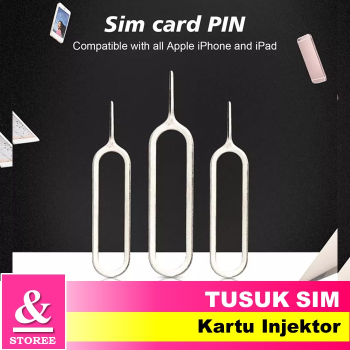 Jual Sim Injektor Card Sim injector Jarum tusukan Sim Ejector Jarum ...