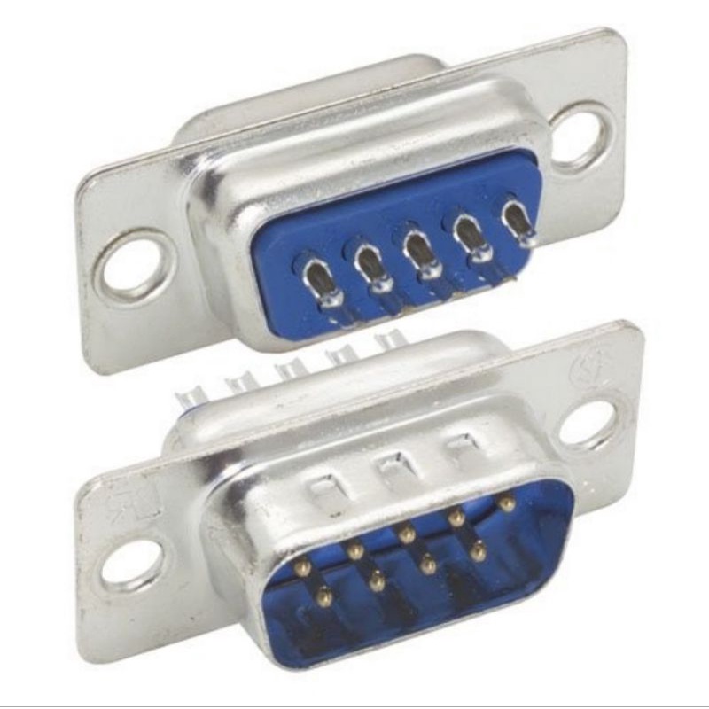 Conector DB9 Male Solder/Konektor 9pin Solder