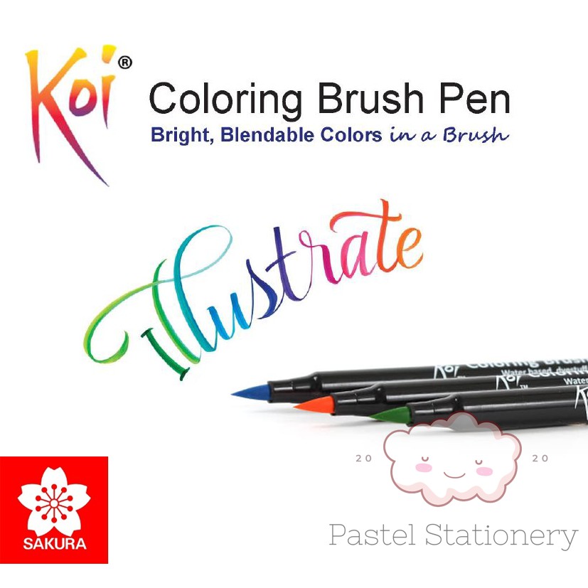 

Sakura Koi Coloring Brush Pen Color - Spidol Kuas Warna