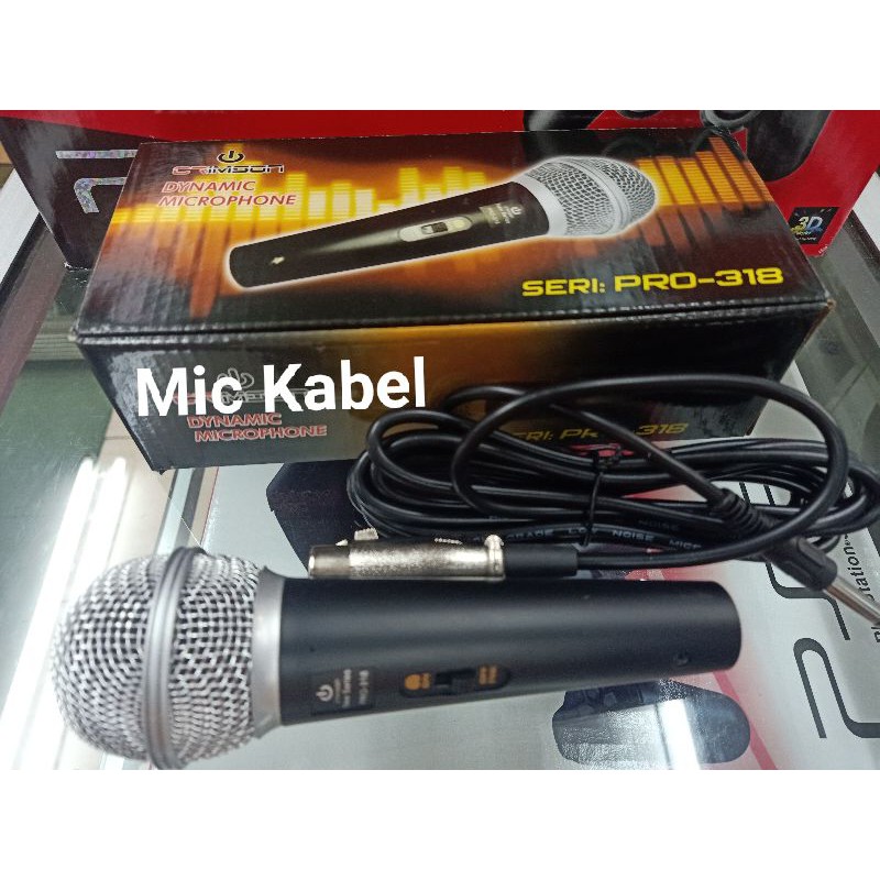 MIC KABEL MICROPHONE CRIMSON