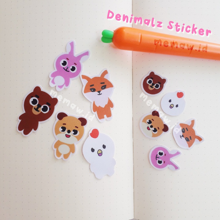 

Denimalz Day6 Sticker Pack A6 Kiss cut Die cut