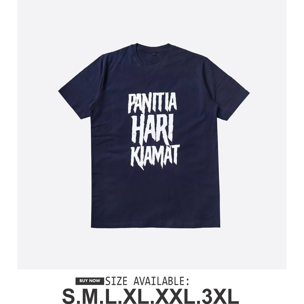 Jual T Shirt Kaos Distro Pria Wanita Panitia Hari Kiamat Murah Shopee