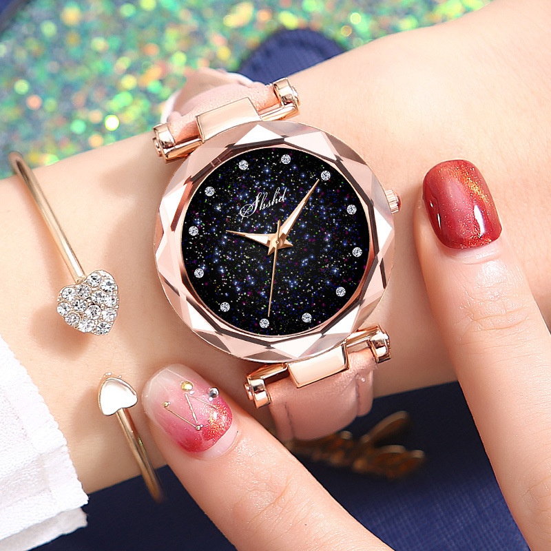 Jam Tangan Wanita A0110 Jam Tangan Sabuk Merah Kecil
