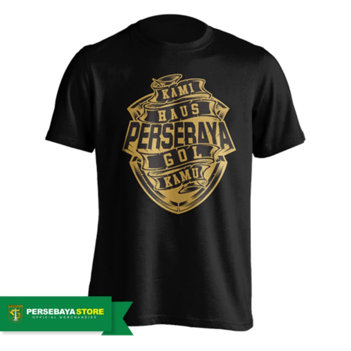 Kaos Tshirt Baju Combed 30S Distro Persebaya Kami Haus Gol Kamu