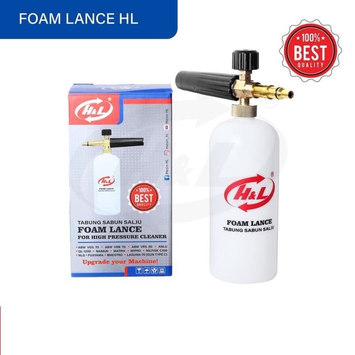Foam Lance Snow Foam Snow Wash Bottle Jet Cleaner Busa Salju Merk H&amp;L