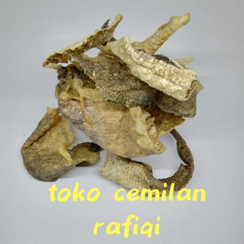 

Toko krupuk kulit ikan gindara/ikan cod fish Mantap