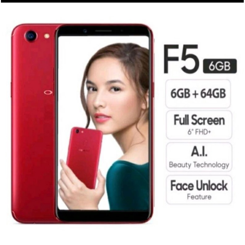 Oppo F5 Ram 6  internal 64 GB