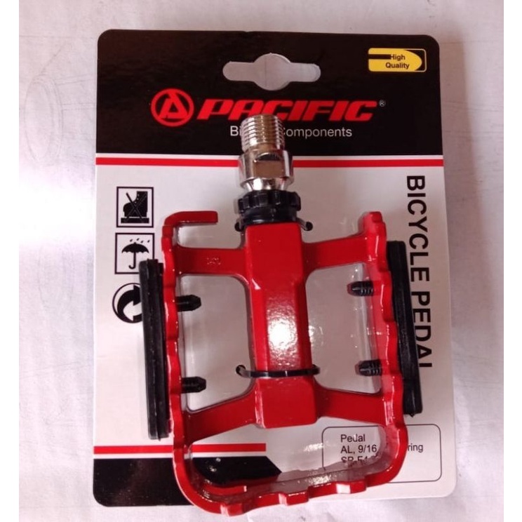 pedal sepeda mtb bmx as besar bearing alloy pacific sp-f443