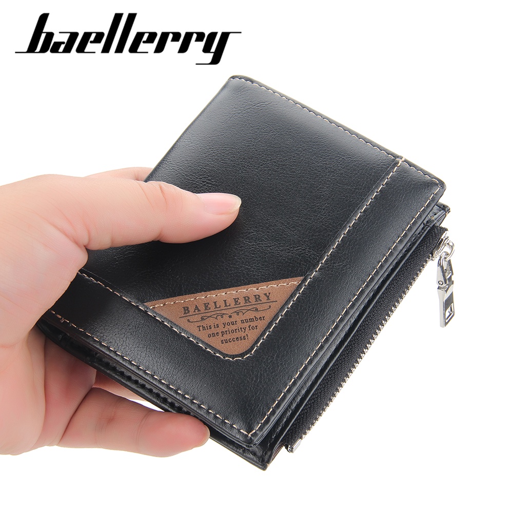 BAELLERRY DR070 Dompet Pria Bahan Kulit PU Leather Premium WATCHKITE WKOS