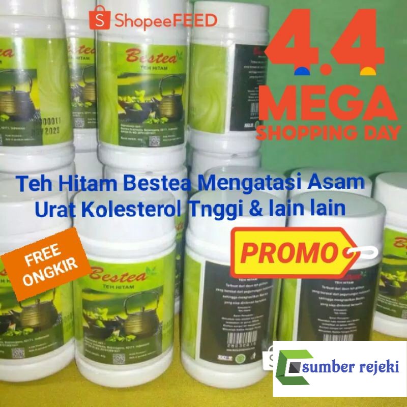 

Bestea Teh Hitam 40gr Untuk Kesehatan/Pencegahan/Penyembuhan Kolestrol & Asam Urat Dll