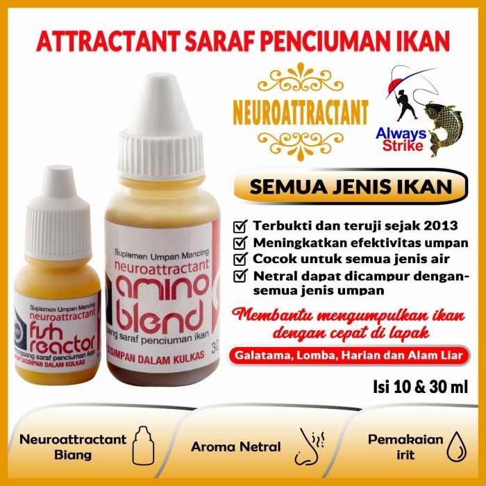 Umpan Pancing Neuroattractant Booster Anti Galau Segala Jenis Ikan