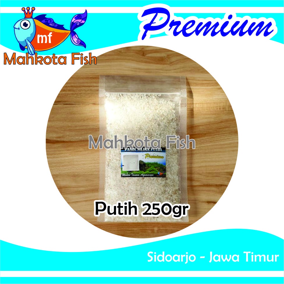 Pasir Silika Putih 250gr | Pasir Putih | Pasir Silica Putih | Pasir Aquascape | Pasir Aquarium | Pasir Hias