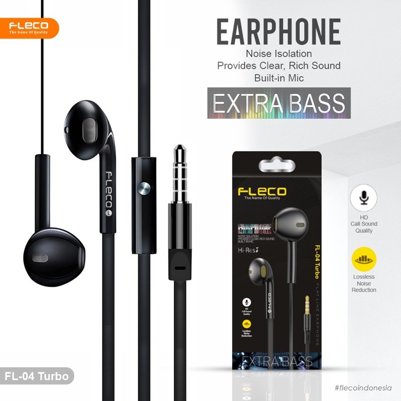 PROMO HANDSFREE/ HEADSET FLECO ORIGINAL FL04 TURBO MUSIC