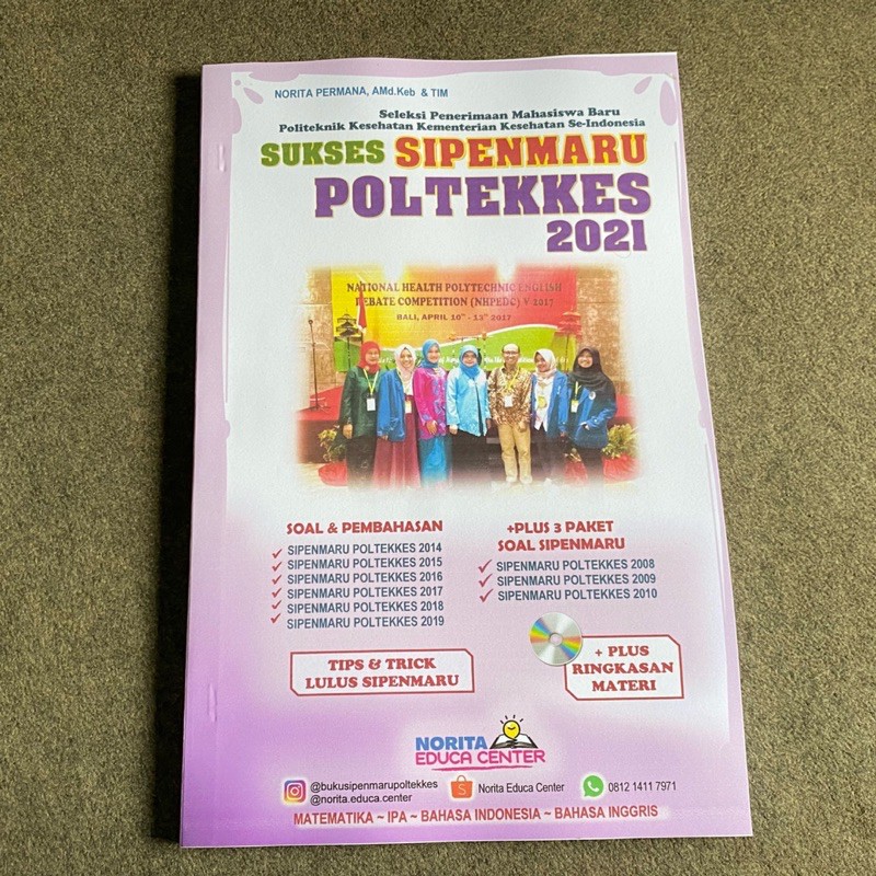 Buku Sipenmaru Poltekkes 2021 Soal Dan Pembahasan Lengkap Cd Rangkuman Materi Shopee Indonesia