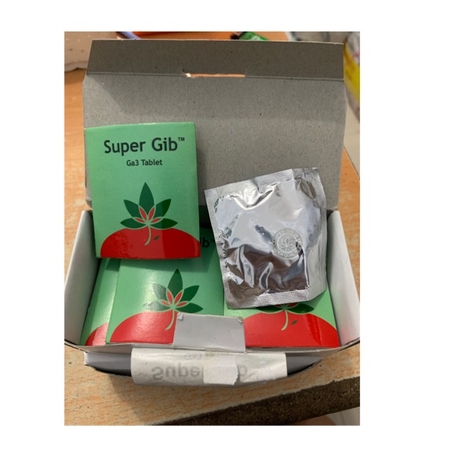 Zat pengatur tumbuh/ perangsang /hormon giberelin acid Super Gib