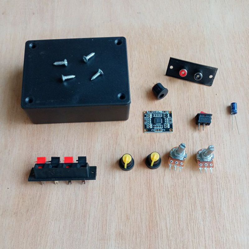 bahan bahan untuk merakit power mini 12V siap rakit