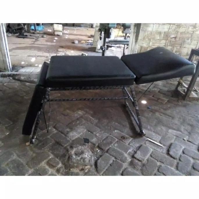 Spa Bed Pijat dan facial Adjustable / Bed Portabel Lipat 3