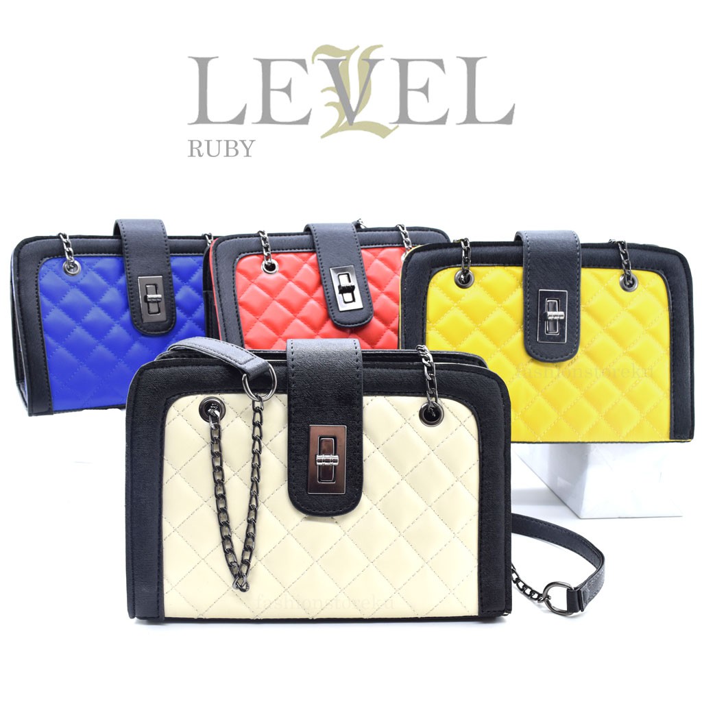 FASHIONSTOREKU TAS LEVEL RUBY SERIES FASHION wanita batam import grosir murah selempang