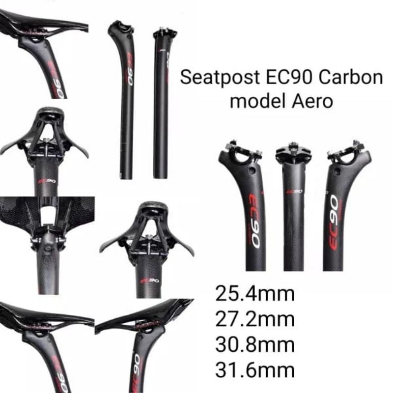 Seatpost EC90 Aero Carbon 25.4 27.2 30.8 31.6 - Road Bike Minion Minitrex MTB Federal