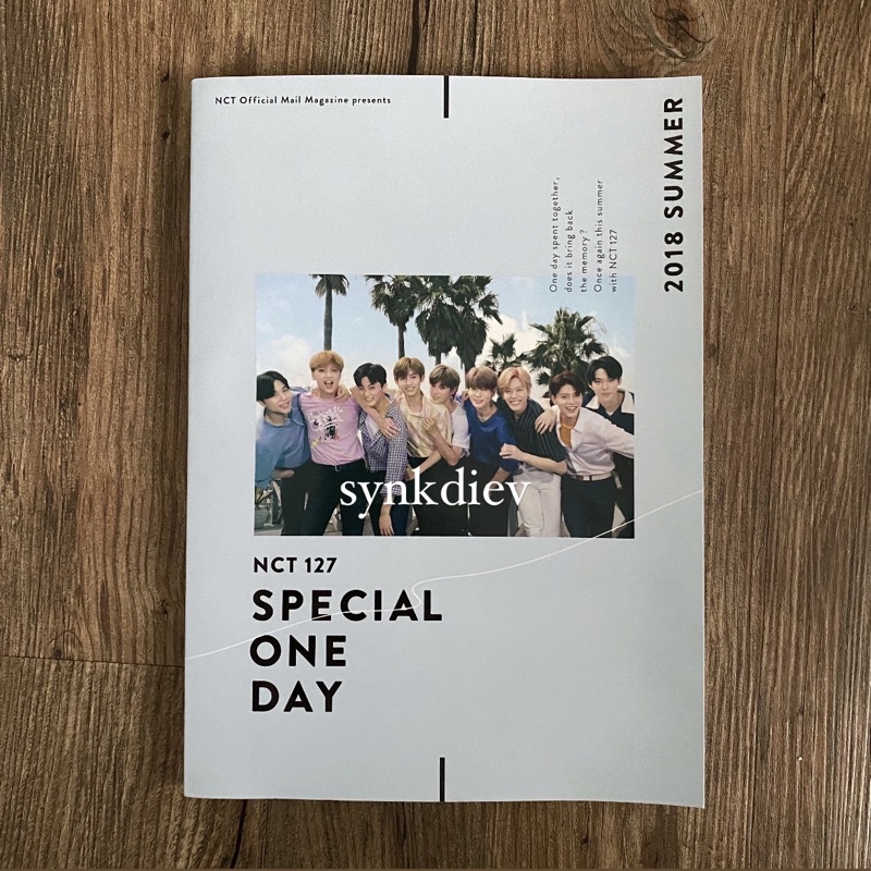 NCT 127 Summer Memorial Book Special One Day Japan (Photobook only) / jaehyun taeyong doyoung yuta j