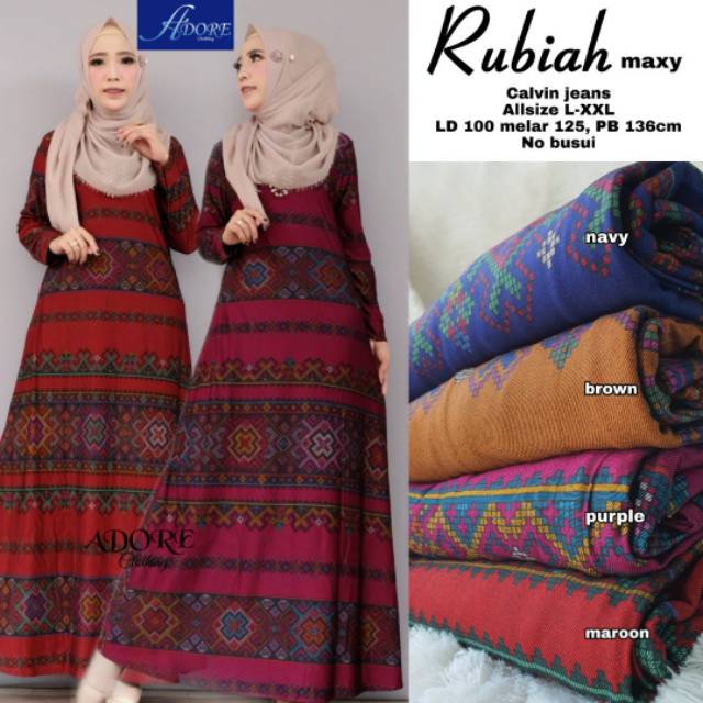 Gamis "Rubiah maxy"