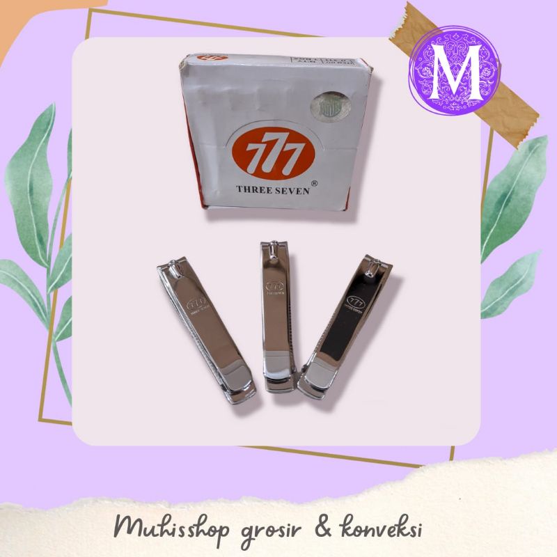gunting kuku 777 jumbo three seven besar 8cm toe nail clipper