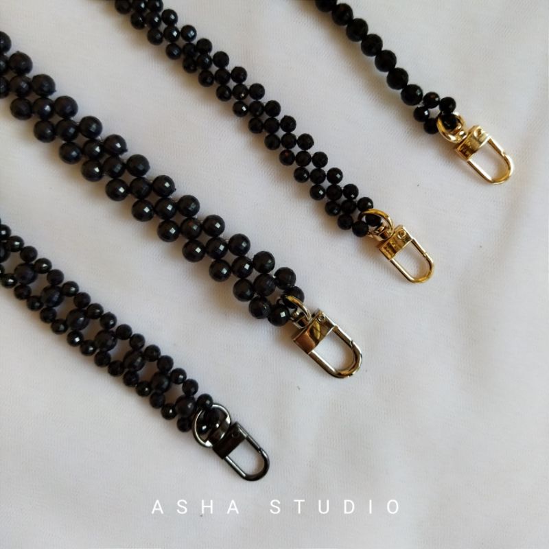 Strap Bag / Strap Tas Manik Hitam
