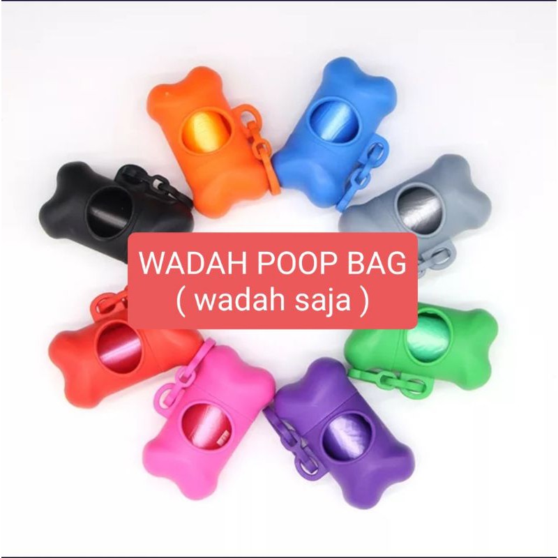 poop bag dispenser wadah poop bag kecil model tulang tempat kantong sampah roll kecil bone Tempat Sampah Mini Kecil Dispenser Kantong Plastik Sampah Tempat Kantong Plastik Popok ( Diapers Dispenser Bag )