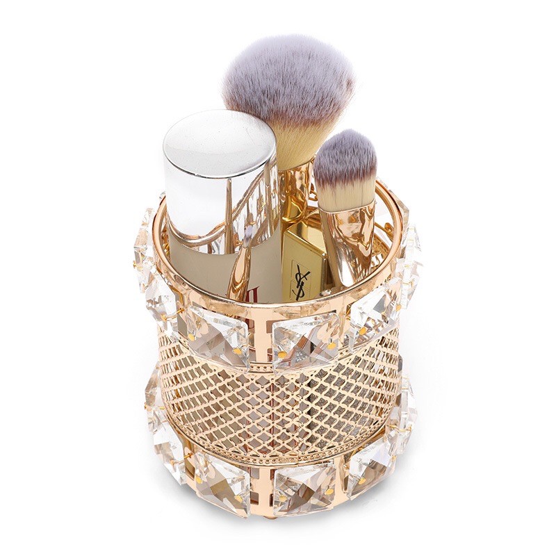 Crystal Vase Brush Tempat Penyimpanan Bursh/ Pena/ Make up Tools