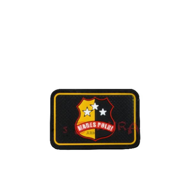 Patch Rubber Mabes Polri Rekatan Tempelan Mabes Polri