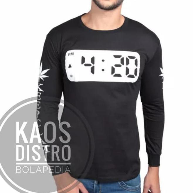 Kaos Lengan Panjang Distro Baju Lebaran Pria