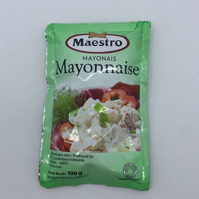 

Maestro Mayonnaise 100gr barcode 8998888461117