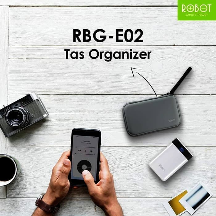 Robot RBG-E02 Gadget Organizer Bag - Tas HP & Power Bank