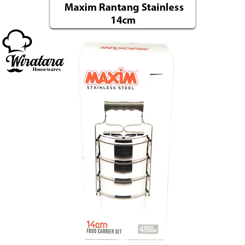 MASPION Rantangan 14 cm 4 Susun 14/4 SS - R414 - Stainless