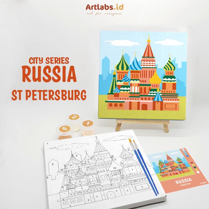 

RUSSIA - Paint By Number 11 Color [City Series] | Painting Kit