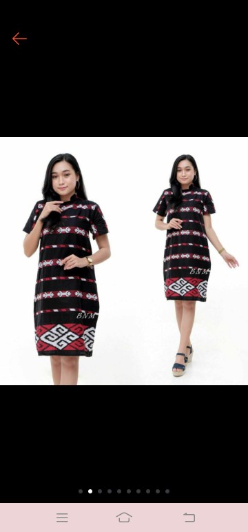 #bayardirumah Dress Batik Wanita M L Xl Xxl Jumbo