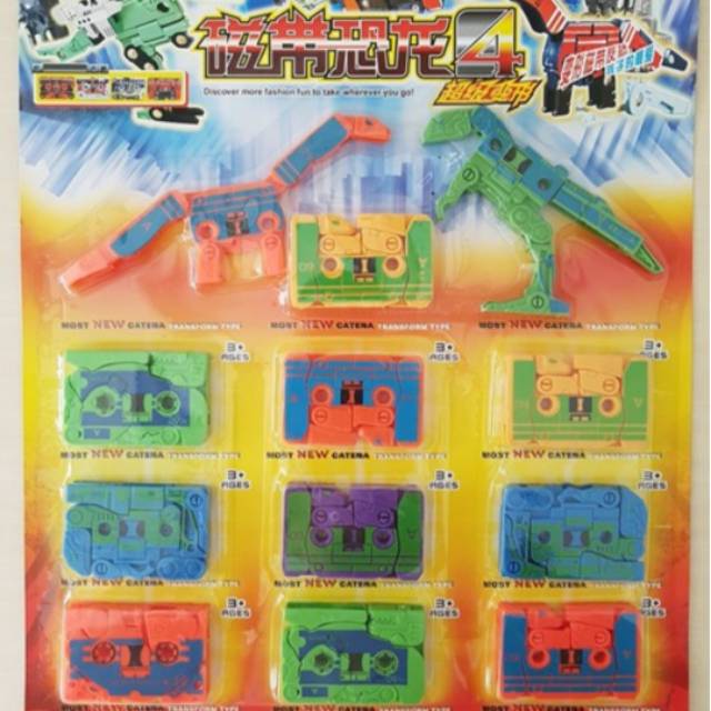 Mainan robot kaset