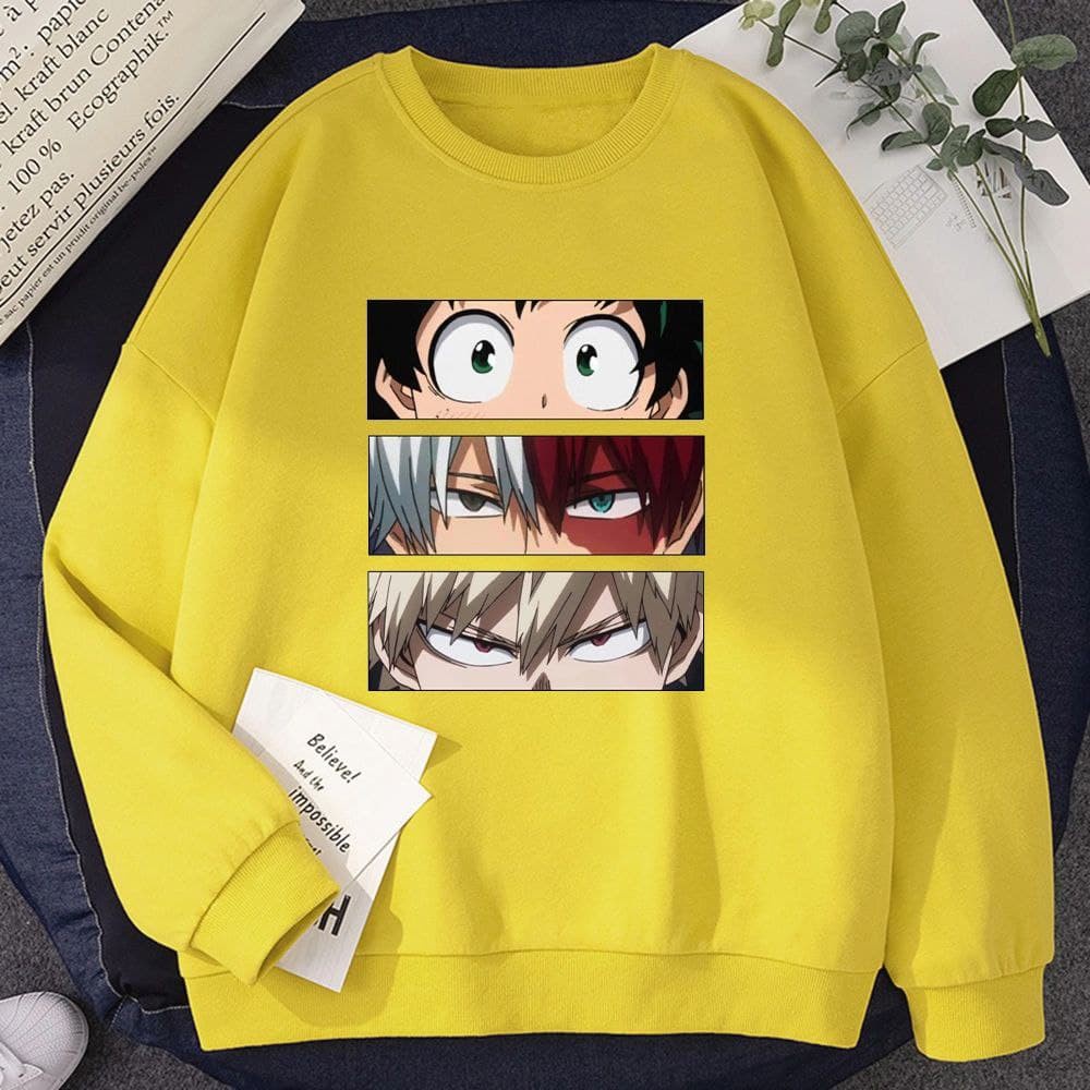 Sweater Crewneck Basic Academia anime