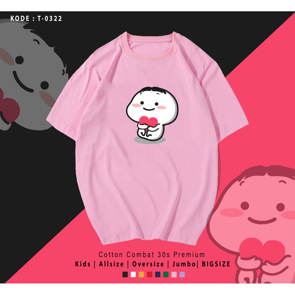 HUG PENTOL  / TERMURAH BAJU KAOS KATUN WANITA/ PRIA UNISEX LENGAN PENDEK / TUMBLR TEE