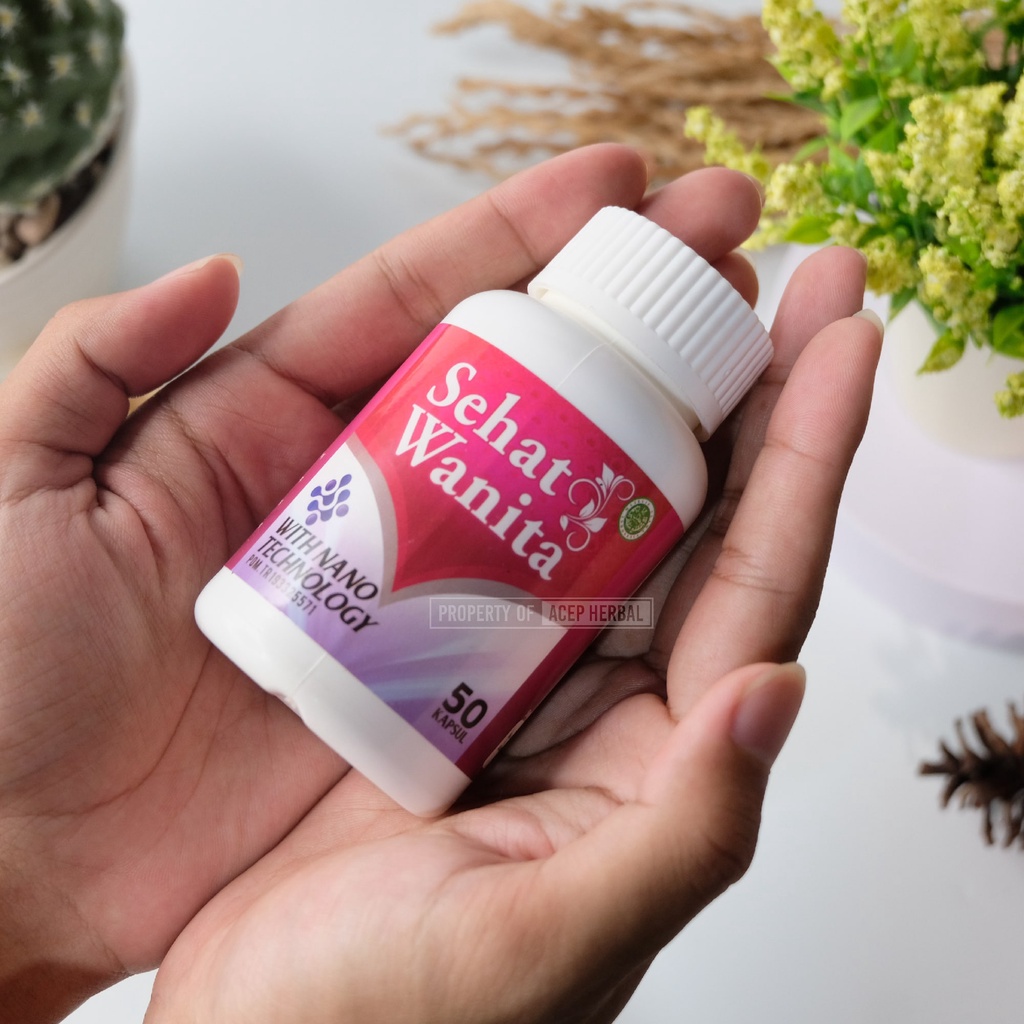 Sehat Wanita Herbal Atasi Masalah Kesehatan Kewanitaan Obat Keputihan Telat Haid Pembersih Rahim Rahim Turun Miom Kista Pelancar Haid Datang Bulan Promil Kutil Kelamin Dari Ekstrak Bahan Herbal Isi 50 Kapsul dan 100 Kapsul-50 Kapsul
