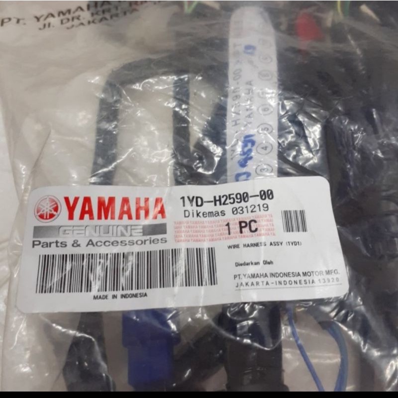 KABEL BODY BODI FINO FI 115 ASLI ORI YAMAHA 1YD H2590 00